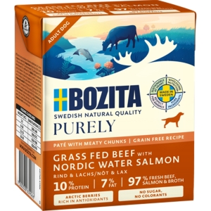 Bozita-Dog-Tetra-Purely-Pate-mit-Rind--Lachs-370g-370-g