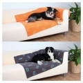 Bild 1 von Trixie Fleecedecke Barney -150x100cm mit Knochenmotiv  / (Variante) Orange