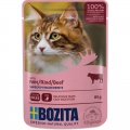 Bozita Pouch Häppchen in Gelee mit Rind 85g