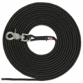 Bild 1 von Trixie Schleppleine, rund aus Segeltau mit Trigger Snap Hook - schwarz  / (Variante) 5 m